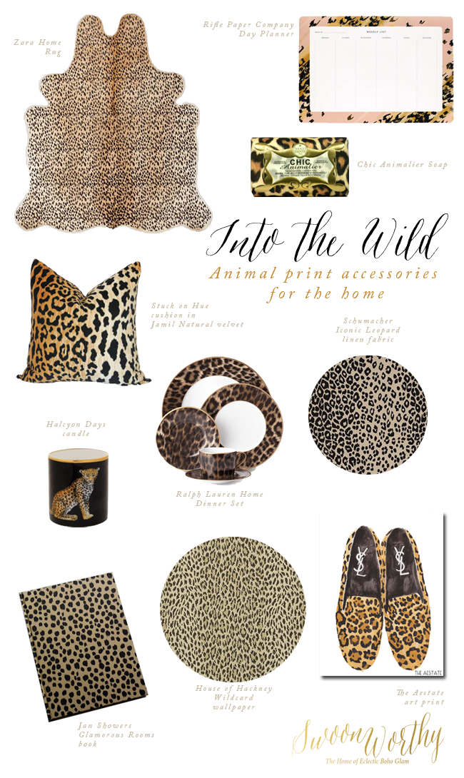 Leopard Print Accessories For The Home Swoon Worthy