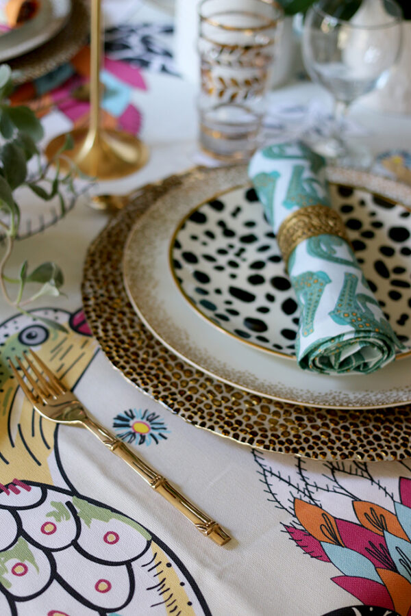 Eclectic Boho Glam Table Setting with Halsted Design - Swoon Worthy