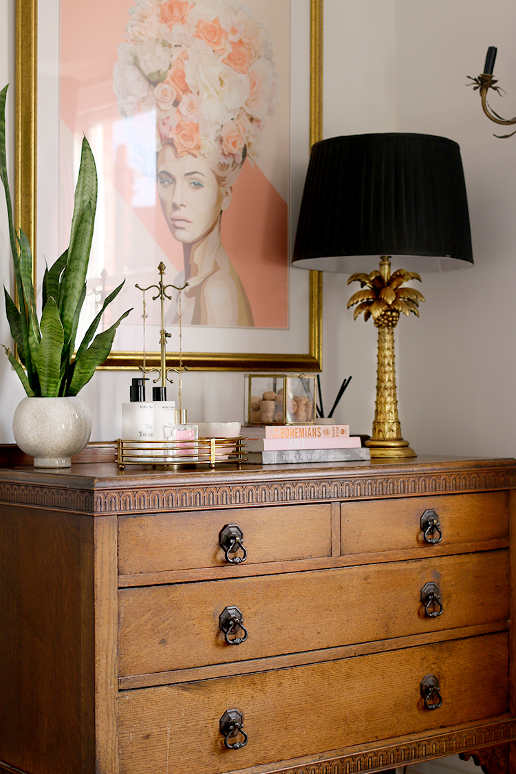 How to Style a Bedroom Chest of Drawers - Swoon Worthy