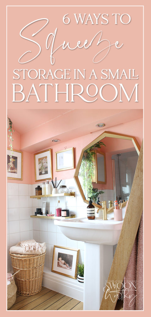 6 Ways to Squeeze Storage into a Small Bathroom - Swoon Worthy